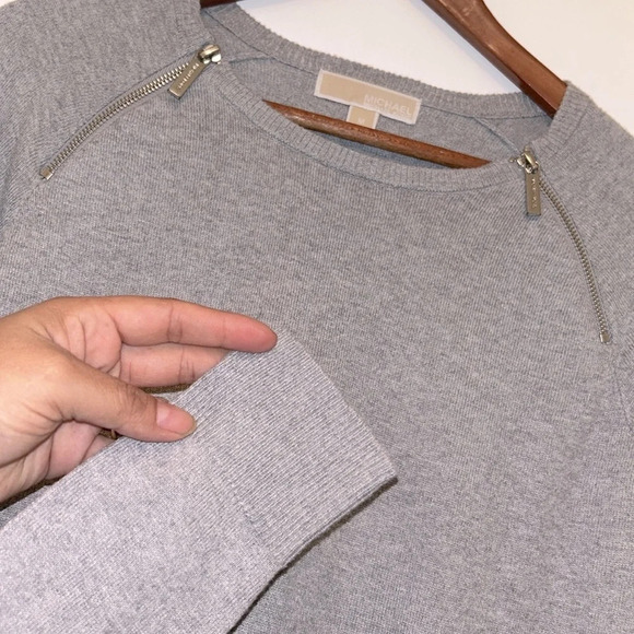 Michael Kors Zipper Collar Sweater - Picture 7 of 8